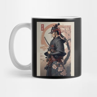 Badass samurai ukiyo e art Mug